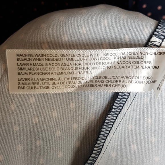 ELOQUII Polka Dot Longsleeve Dress Sz20 - Picture 7 of 11